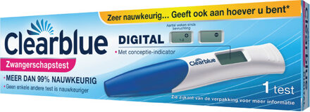 Clearblue digitale zwangerschapstest met conceptie indicator 1 stuk - 000