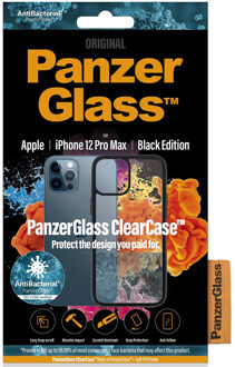 ClearCase met Zwart Frame voor Apple iPhone 12 Pro Max