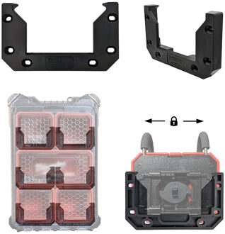 Cleat 'n' Feet | Bevestigingsplaten V2 | Zwart | 6 stuks - OM-LOCL-BLK-6