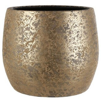 clemente pot rond goud maat in cm: 31 x 38 opening