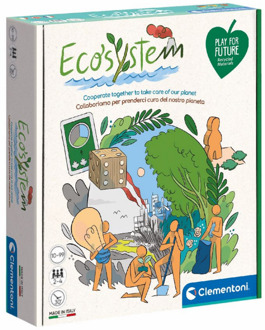 Clementoni bordspel Ecosystem junior karton groen/wit 148-delig