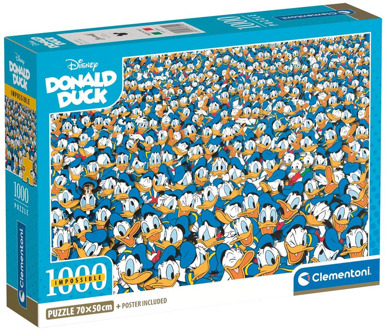 Clementoni Donald Duck Impossible Puzzel (1000 stukjes)