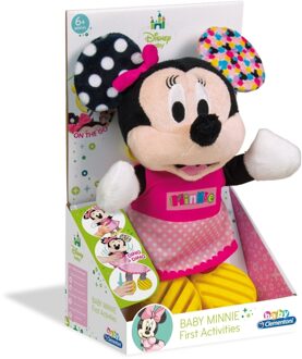 Clementoni Knuffel Baby Minnie Meisjes 28,5 Cm Pluche Roze Zwart