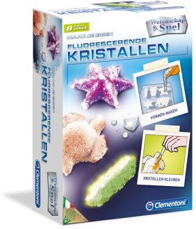 Clementoni kristallen maken experimenteerset 15-delig Multikleur