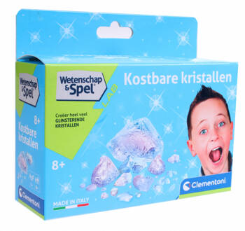 Clementoni Kristallenspel Wetenschap En Spel Junior 20 Cm Blauw