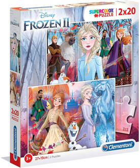 Clementoni Legpuzzel Frozen 2 20 Stukjes 2 Stuks