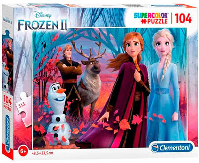 Clementoni Legpuzzel Frozen Ii Karton Meisjes 104 Stukjes