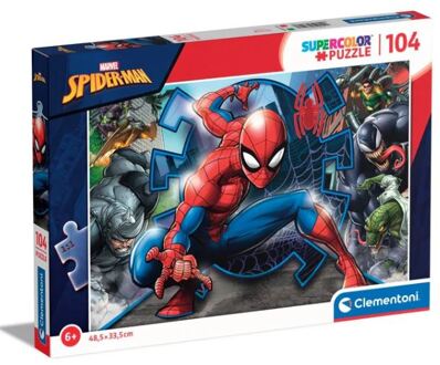 Clementoni Legpuzzel Spiderman 104 Stukjes