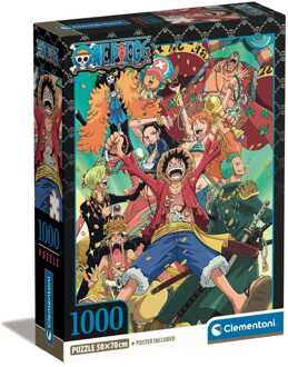 Clementoni One Piece Jigsaw Puzzle Luffy & Friends (1000 pieces)
