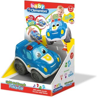 Clementoni Politieauto Met Pullback Functie - Blauw