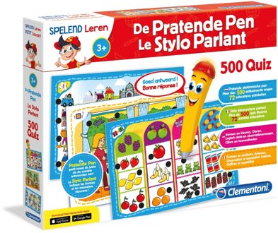 Clementoni pratende pen 500 quizvragen