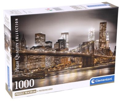 Clementoni Puzzel 1000 New York Skyline Compact Box