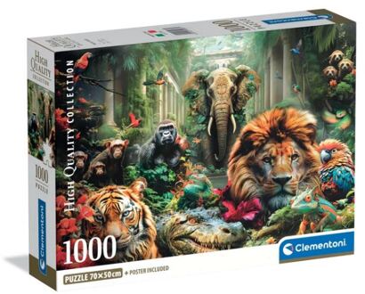 Clementoni puzzel 1000pcs jungle