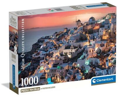 Clementoni puzzel 1000pcs santorini