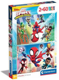 Clementoni puzzel 2x60pcs Spidey