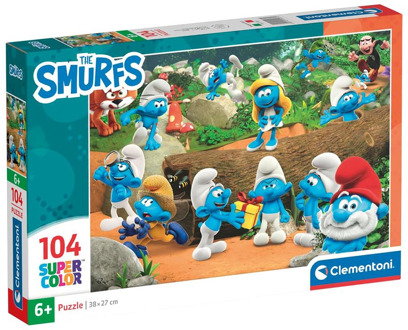 Clementoni Smurfen Puzzel (104 stukjes)