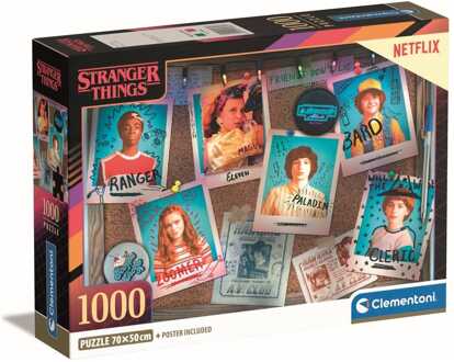 Clementoni Stranger Things Jigsaw Puzzle Pictures (1000 pieces)