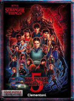 Clementoni Stranger Things Jigsaw Puzzle Season 5 (1000 pieces)