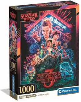 Clementoni Stranger Things Jigsaw Puzzle Stranger Things 3 (1000 pieces)