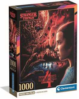 Clementoni Stranger Things Jigsaw Puzzle Stranger Things 4 Upside Down (1000 pieces)