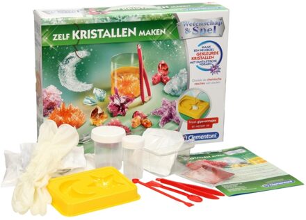 Clementoni Wetenschap en Spel - Kristallen junior 12-delig Multikleur