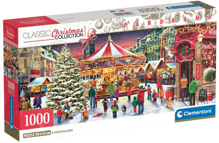 Clementoni Xmas Panorama Puzzel (1000 stukjes)