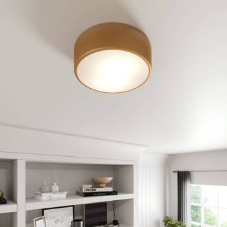 Cleo plafondlamp, Ø 30 cm, IP20, goudkleurig, metaal, E27