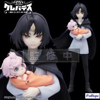 Clevatess Trio-Try-iT PVC Statue Clen & Luna 17 cm