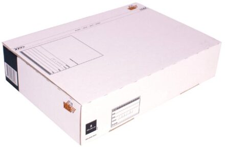Cleverpack Postpakketbox 5 CleverPack 430x300x90mm wit 25stuks