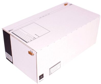 Cleverpack Postpakketbox 6 CleverPack 485x260x185mm wit 25stuks