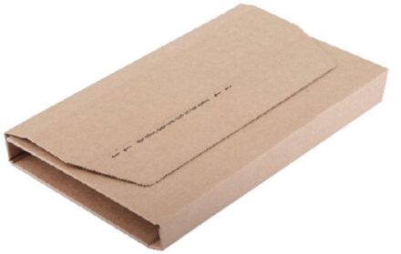 Cleverpack Wikkelverpakking CleverPack A4 +zelfkl strip bruin 10stuks