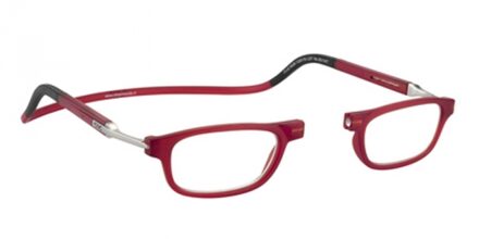 CliC Flex Frosted rood / zwart - +1.5