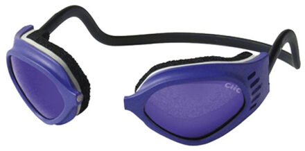 CliC Sport Goggle Regular donker blauw met blauwe spiegel glazen