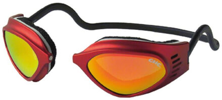 CliC Sport Goggle Regular rood met oranje spiegel glazen
