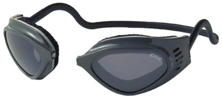 CliC Sport Goggle Regular zwart met zwarte spiegel glazen