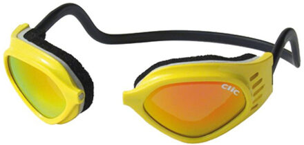 CliC Sport Goggle Small geel met oranje spiegel glazen