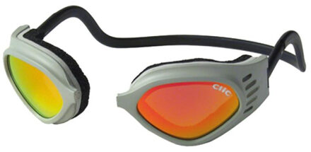 CliC Sport Goggle Small grijs met oranje spiegel glazen