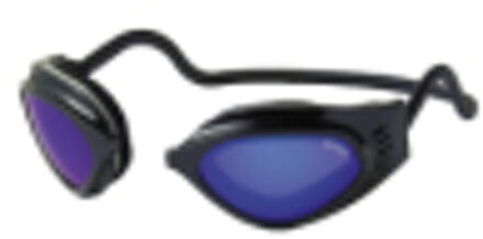Clic Sport Goggle Small Zwart/blauw spiegel Zwart/blauw