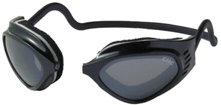 CliC Sport Goggle Small zwarte spiegel glazen - Zwart