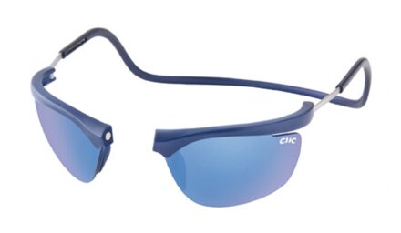 CliC Zonnebril rectangle Blauwe glazen - Blauw/Blauw