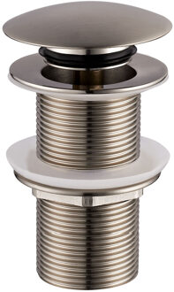 Clickwaste Wiesbaden Caral Verlengd 5/4" Geborsteld Staal RVS