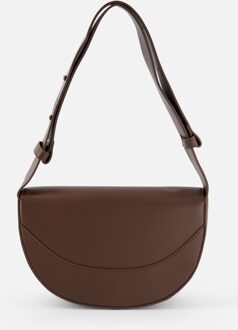 Cliff Soft Structure Crossbody zwart Bruin - 1