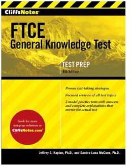 CliffsNotes FTCE General Knowledge Test, 4th Edition