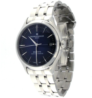 Clifton 10468 Automatisch Stalen Horloge Baume et Mercier , Blue , Heren - ONE Size