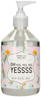 Climax Waterbased Lubricant - OH Yes. Yes. Yes. YESSSS - 17 fl oz / 500 ml