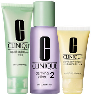 Clinique 3-Step Intro Kit Skin Type 2 - 180 ml - 000