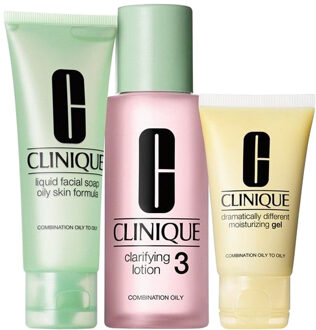 Clinique 3-Step Intro Kit Skin Type 3 - 180 ml - 000