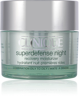 Clinique Superdefense Night Recovery Moisturizer Nachtcrème - 50 ml - Vette huid