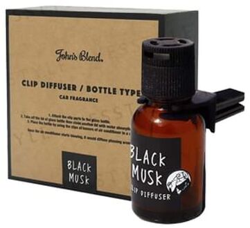 Clip Diffuser Car Fragrance Bottle Type Black Musk 18ml