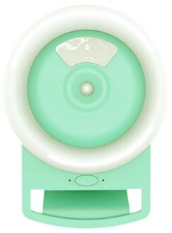 Clip Led Selfie Lamp Ring Voor Mobiele Telefoon Camera Draagbare Clip-On Lamp Vrouwen Meisje Nacht Duisternis Selfie Enhancing vullen Lichten groen